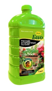 Удобрение жидкое Фаско БИО органоминеральное Рассада и горшечные растения 1л