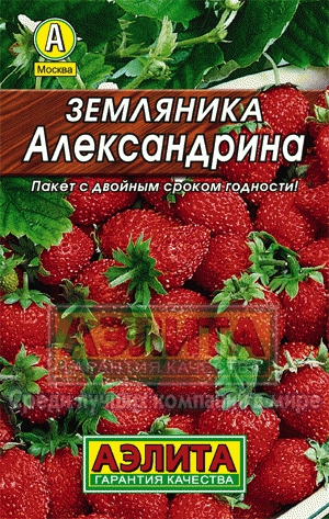 Семена земляника Александрина Лидер 0,05г Аэлита
