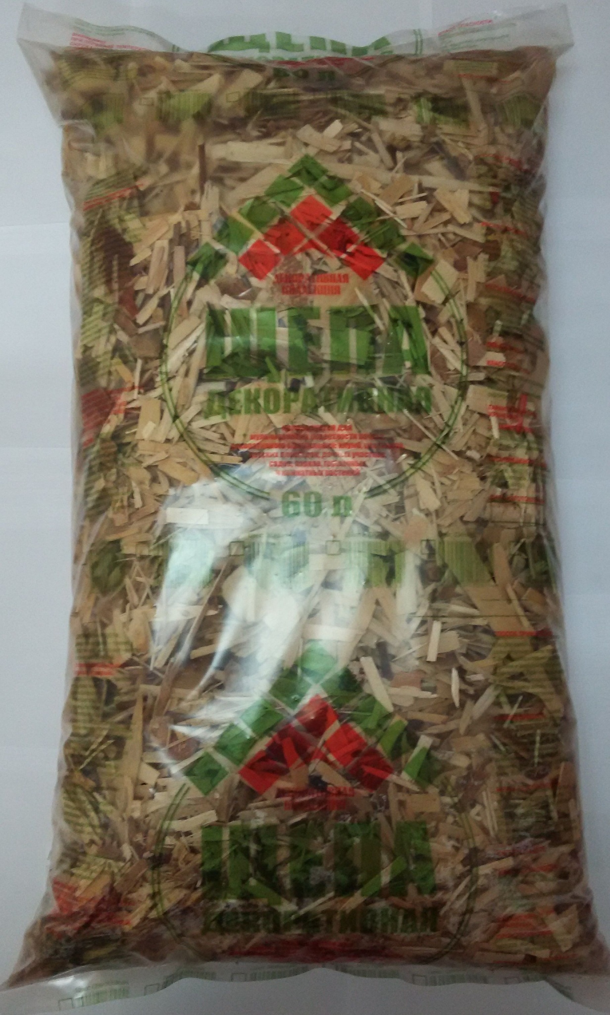 Щепа декоративная ДК натуральная 60л