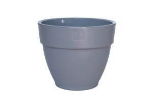 Горшок Лори ВипСет с дренажной системой 10,5л серый арт.AMV-10,5-03