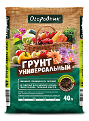 Грунт универсальный Огородник 40л