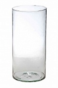 Ваза цилиндр ЭВИС РОТОНДА стекло d-29,5см h-13,5см V-3,4л прозрачная