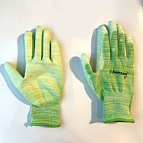 Перчатки Юнитраум нейлоновые с ПУ покрытием зеленые р 9 L