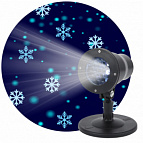 Проектор Эра Снежинки светодиодный мультирежим холодный свет арт.ENIOP-04