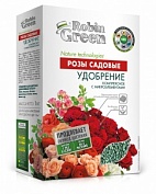 Удобрение сухое Робин грин минеральное для садовых Роз с микроэлементами в коробке 1 кг