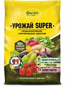 Удобрение сухое Фаско 5М  Урожай-Super минеральное для овощей гранулированное 1 кг