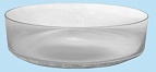 Ваза ЭВИС Гранд стекло d-30см h-7,5см V-1,8л прозрачная
